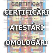 DCPT-20 Certificari atestari omologari confirmari A02B03